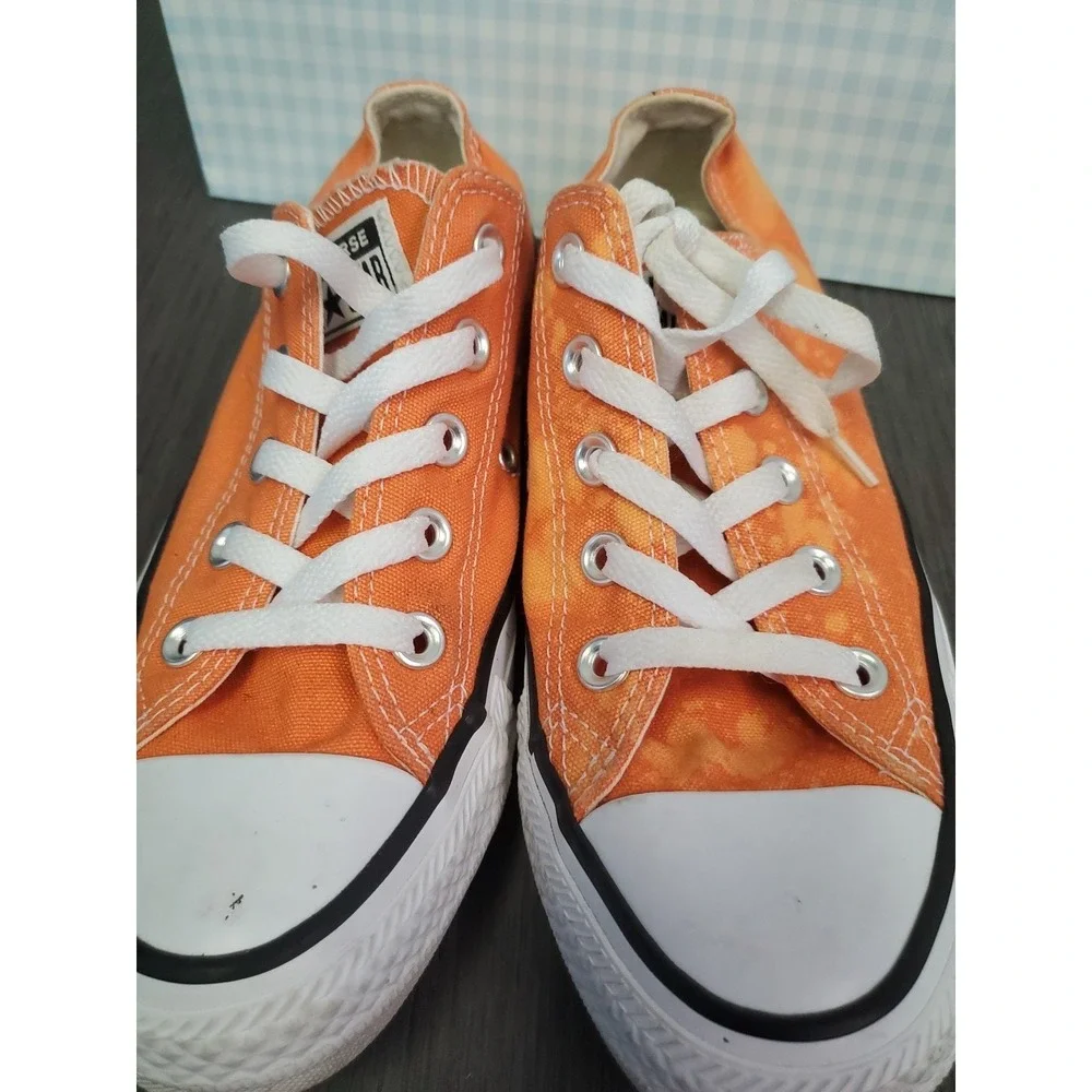 CONVERSE ALL STAR Unisex Sneakers Shoes Orange Chuck Taylor Sz M 4/ W6 - Picture 9 of 11